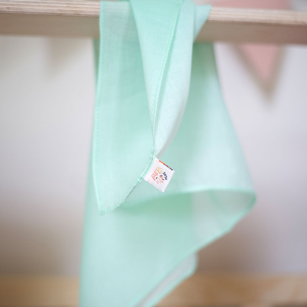 pit and play speeldoek pastel - mint - 75x75 cm | 6154123843885 | 5