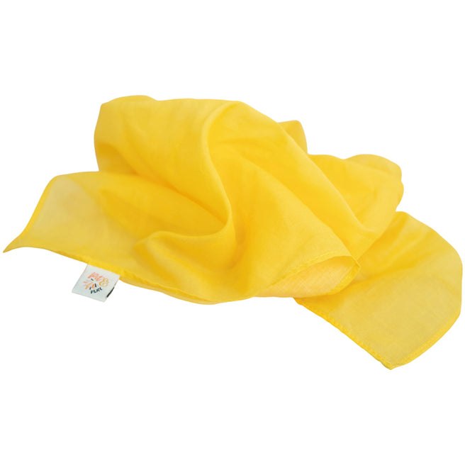 pit and play speeldoek regenboog - geel - 48x48 cm | 6154111619645 | 43