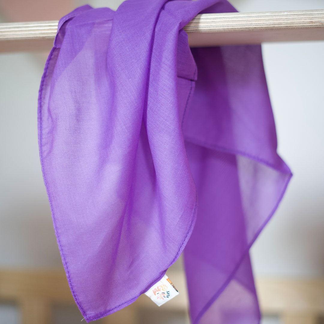 pit and play speeldoek regenboog - paars - 48x48 cm | 6154111039078 | 1
