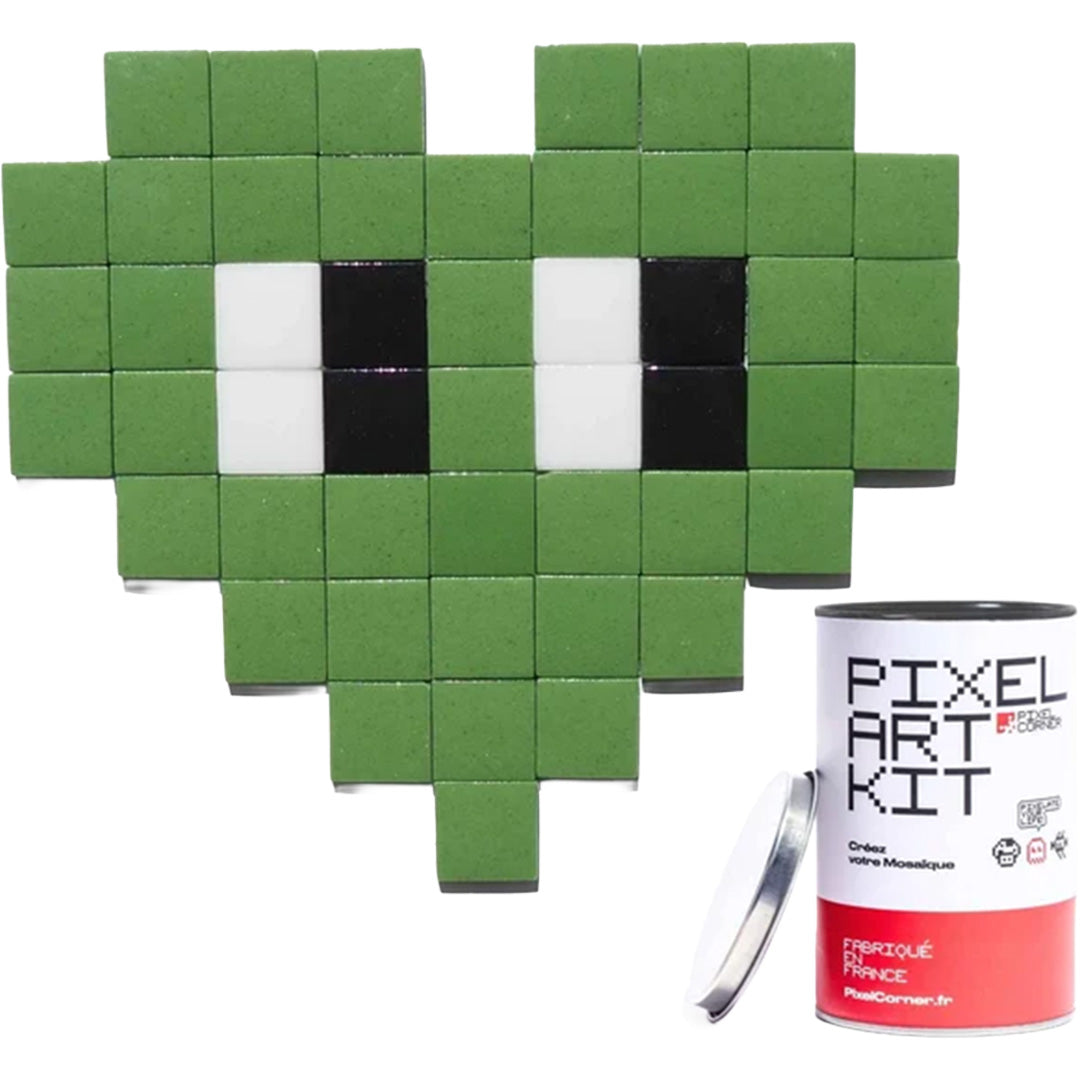 pixel corner mozaïek knutselset - hart - groen | PAK160D_M | 