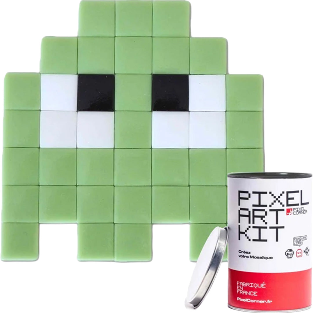 pixel corner kit de bricolage mosaïque - the gloomie - vert clair