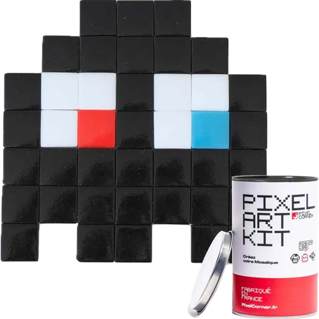 pixel corner mozaïek knutselset - the gloomie - zwart
