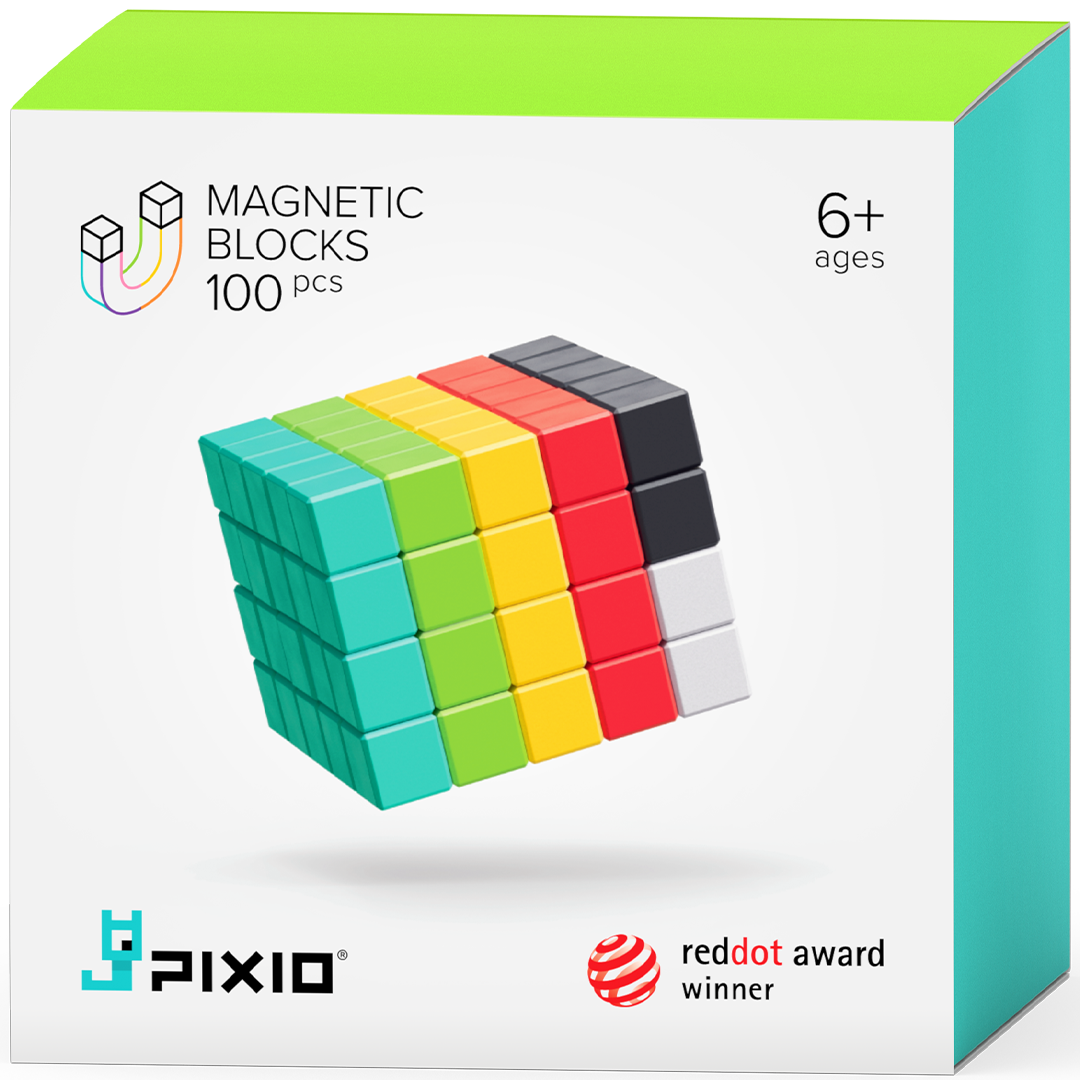 pixio magnetische blokjes – 100st | 20102 | 0