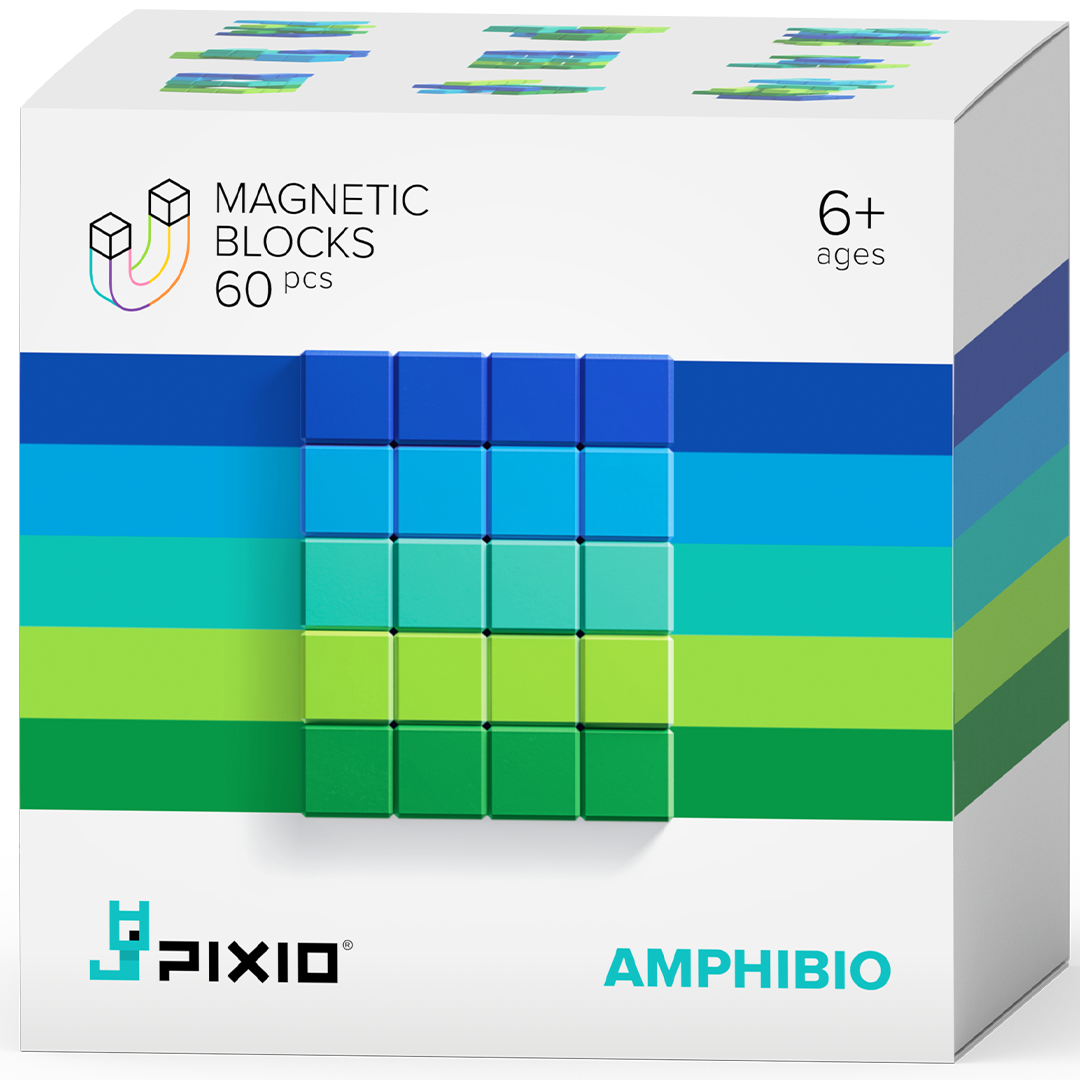 pixio magnetische blokjes abstract amphibio - 60st | 20202 | 0