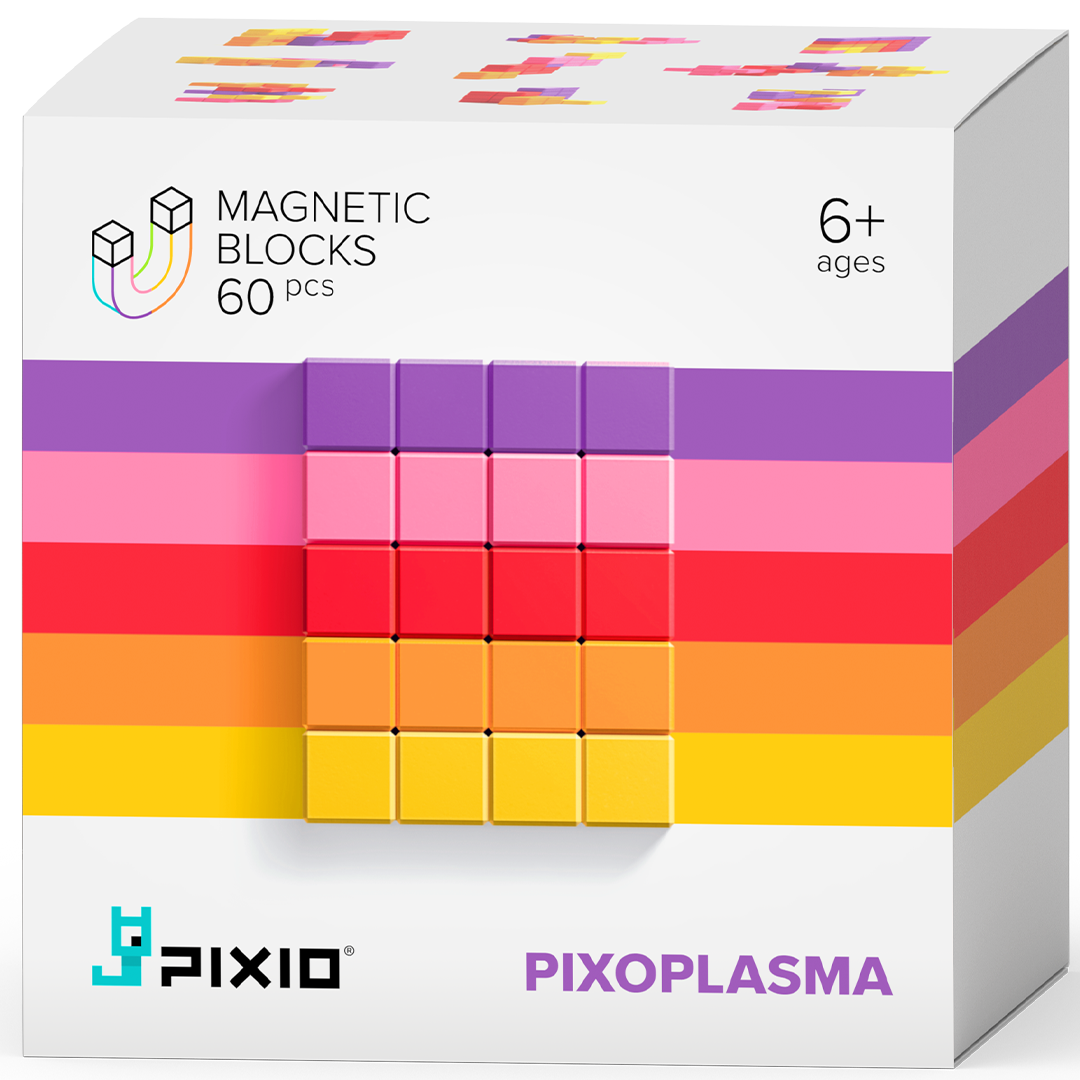 pixio magnetische blokjes abstract pixoplasma - 60st | 20201 | 0