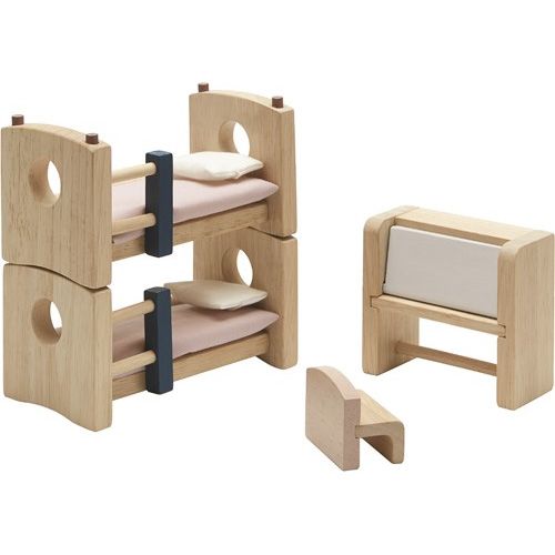 plan toys poppenhuis kinderkamer - orchard | 7353 | 0
