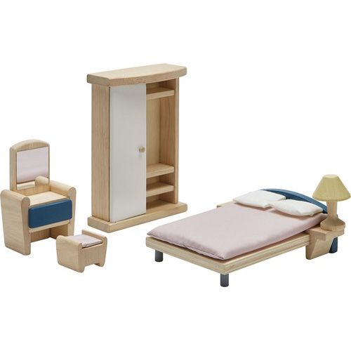 plan toys poppenhuis slaapkamer - orchard | 7357 | 0