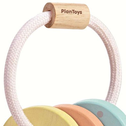 plan toys sleutelrammelaar pastel | 5251 | 2