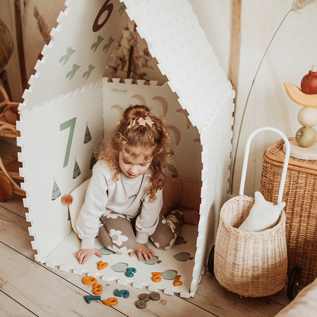 play&go 2-in-1 foam speelmat eevaa - numbers - 180x180 cm | 4895250600997 | 5