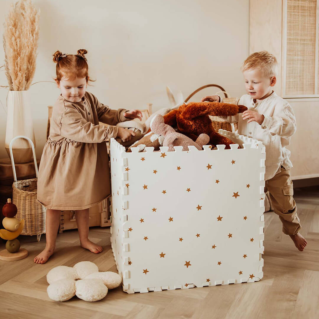 play&go 2-in-1 foam speelmat eevaa - treehouse - 180x120 cm | 4895250601277 | 2