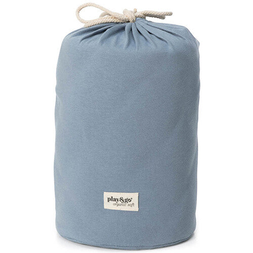 play&go soft baby speelkleed en reistas organic - dusty blue | 4897095301329 | 2