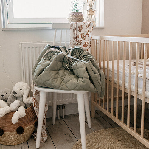 play&go soft baby speelkleed en reistas organic - meadow green | 4897095301305 | 6