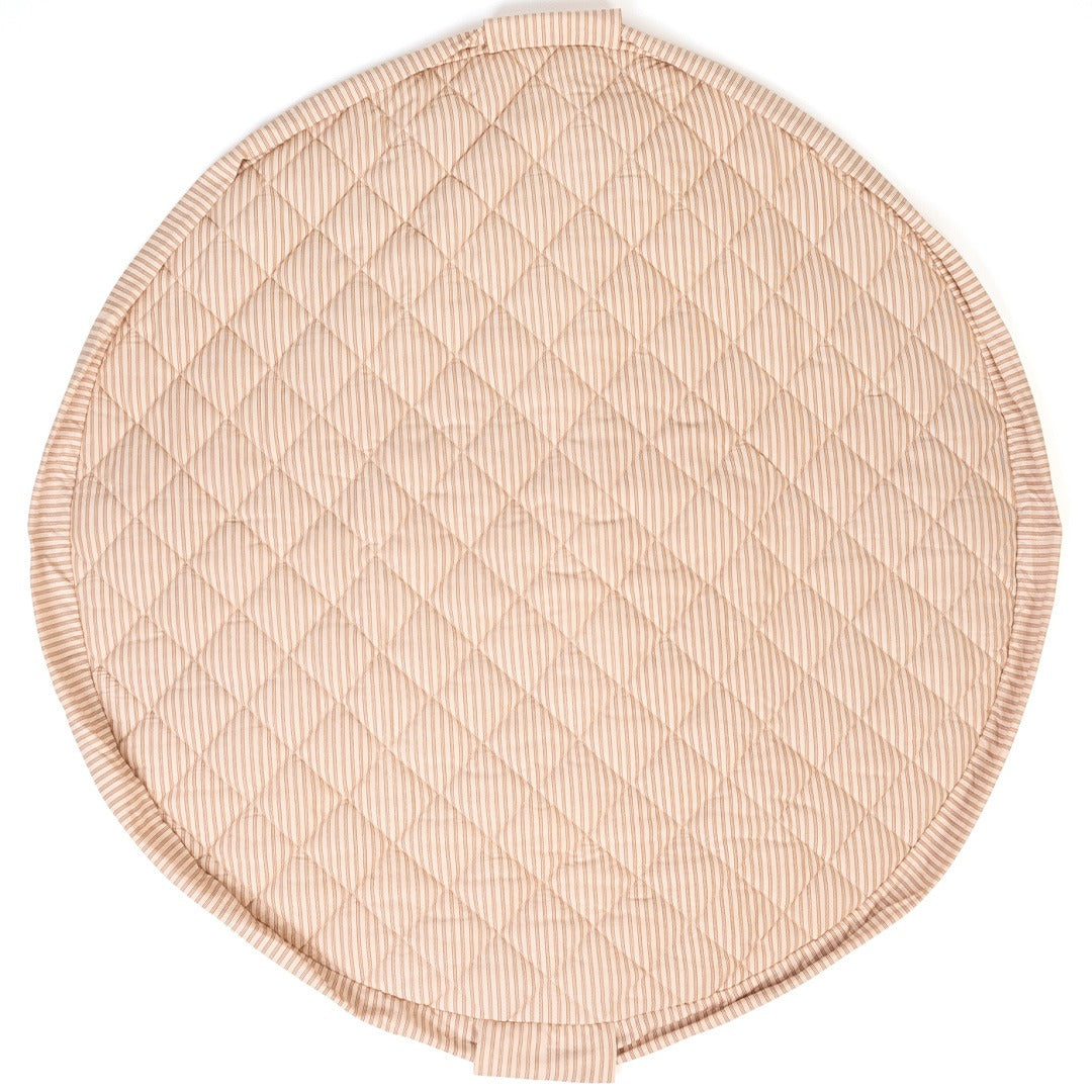 play&go soft baby speelkleed en reistas organic - stripes brown | 4895250601345 | 0