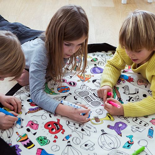 play&go speelkleed en opbergzak color your bag - paris | 4897095300384 | 2