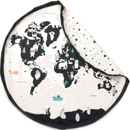 play&go speelkleed en opbergzak wereldkaart | 4897095300216 | 0