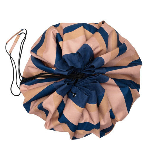 play&go waterdicht speelkleed en opbergzak outdoor - mokka strepen | 4897095301275 | 4