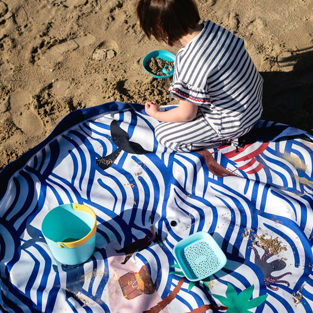 play&go waterdicht speelkleed en opbergzak noomad outdoor - pirate | PGNOUTPIRA1 | 2