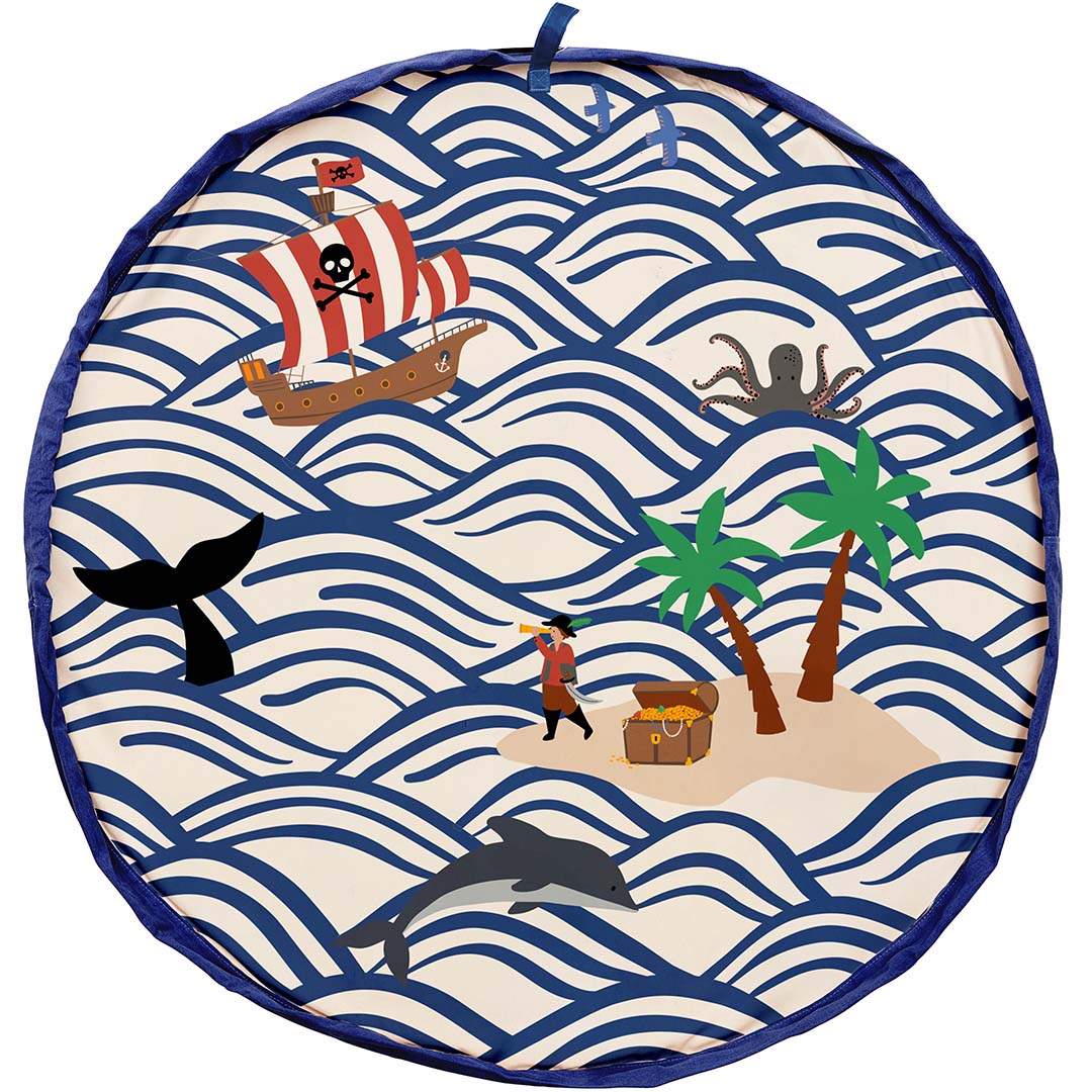 play&go waterdicht speelkleed en opbergzak noomad outdoor - pirate | PGNOUTPIRA1 | 