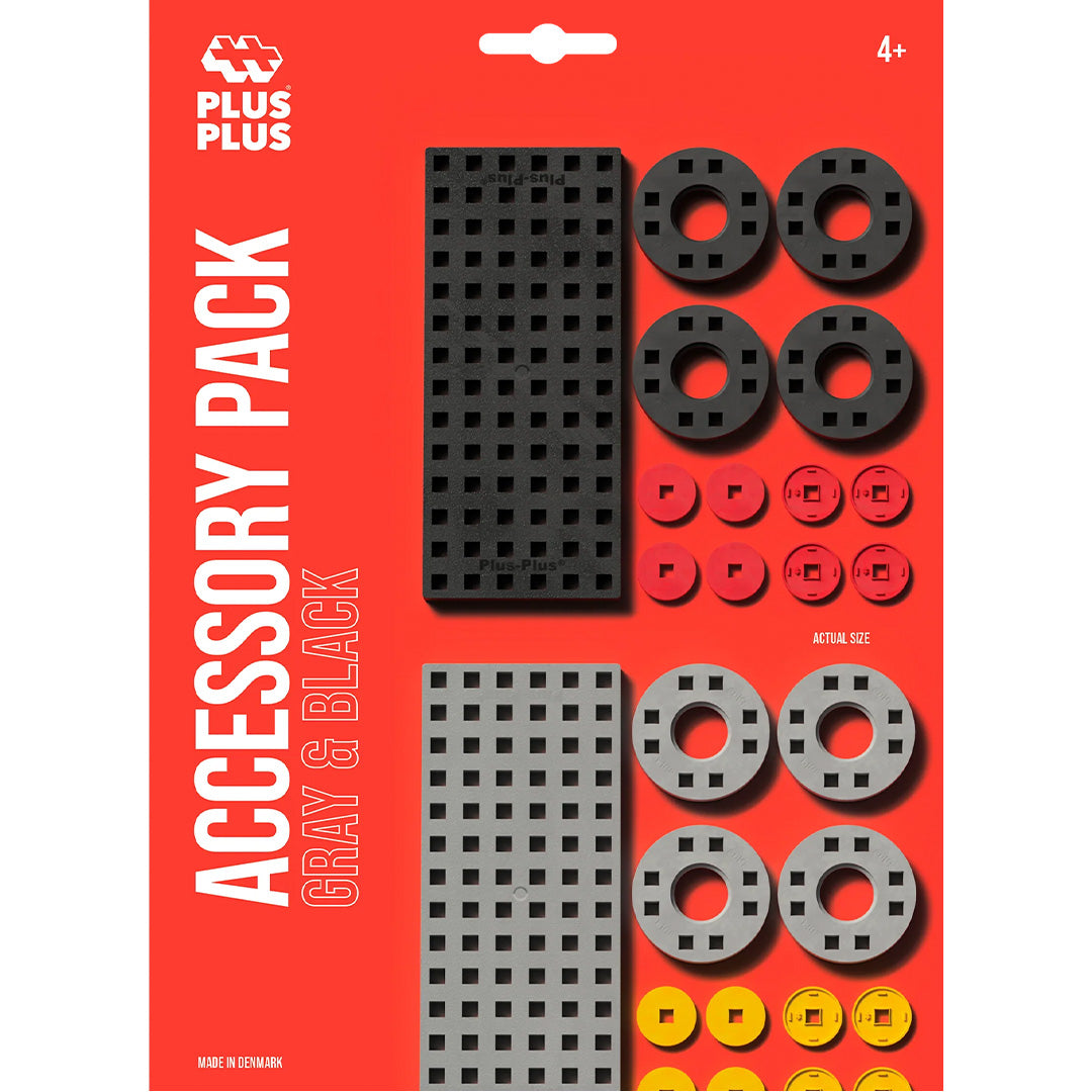 plus-plus bouwstenen accessoires- grijs zwart | PLUS267239 |