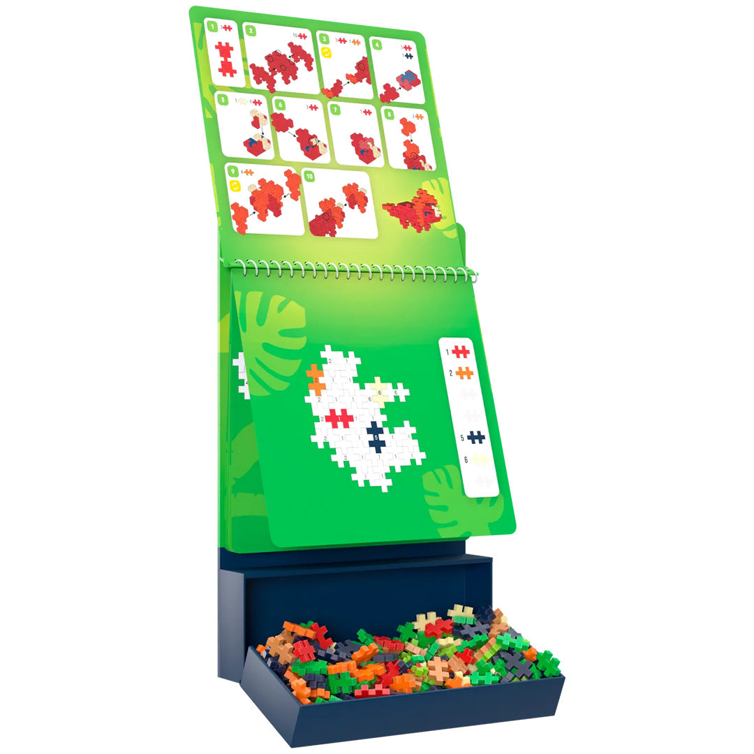 plus-plus bouwstenen activity pad - dinosaurs | PLUS004347 | 3