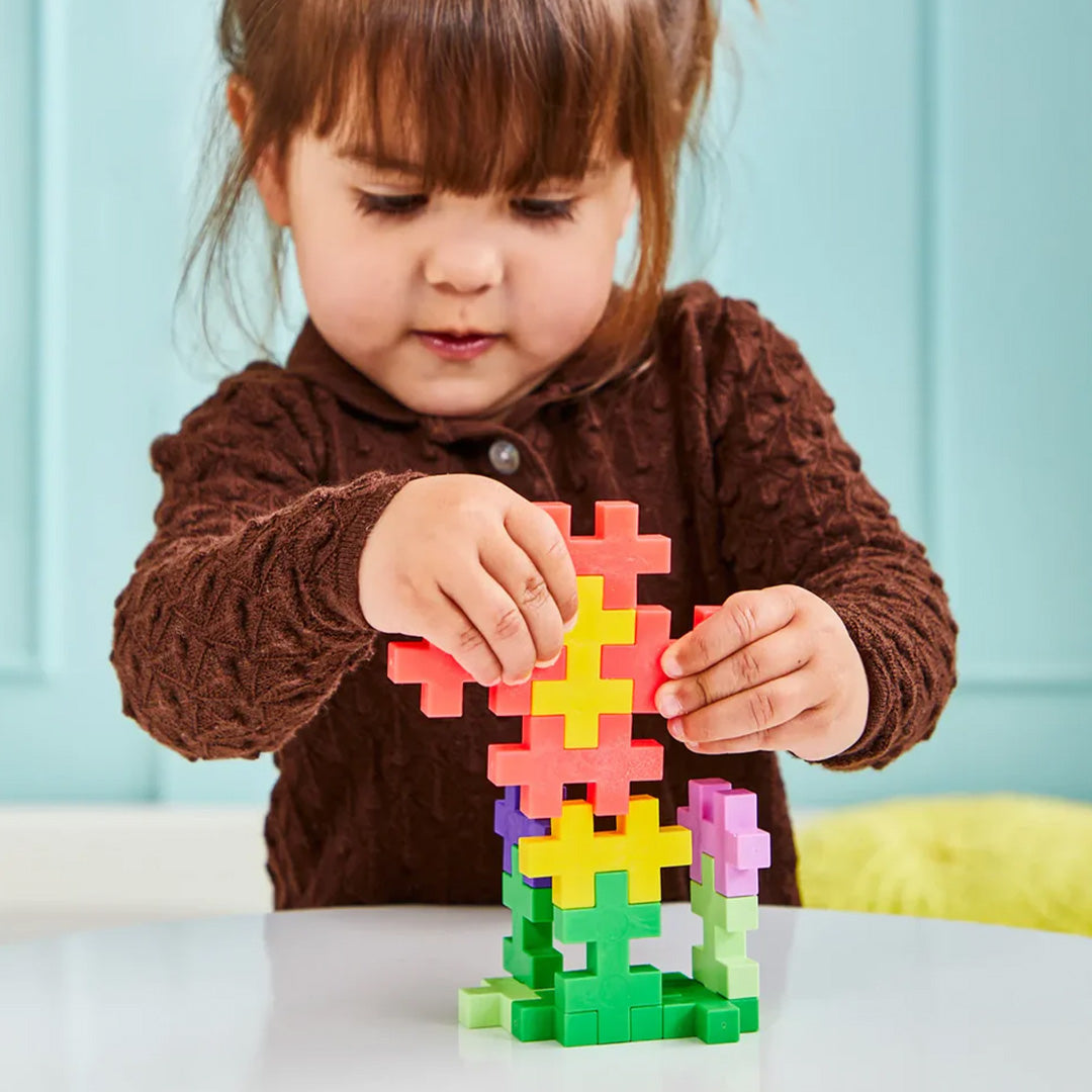plus-plus bouwstenen big - activity - flowers | PLUS004355 | 3