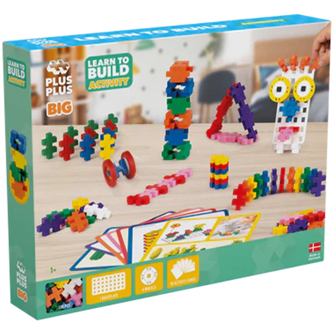 plus-plus bouwstenen big - learn to build activity set | PLUS267252 | 1