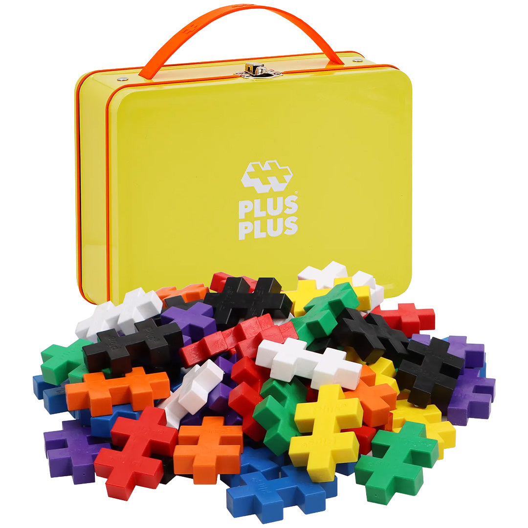 plus-plus bouwstenen big metalen koffer basic | PLUS267267 | 