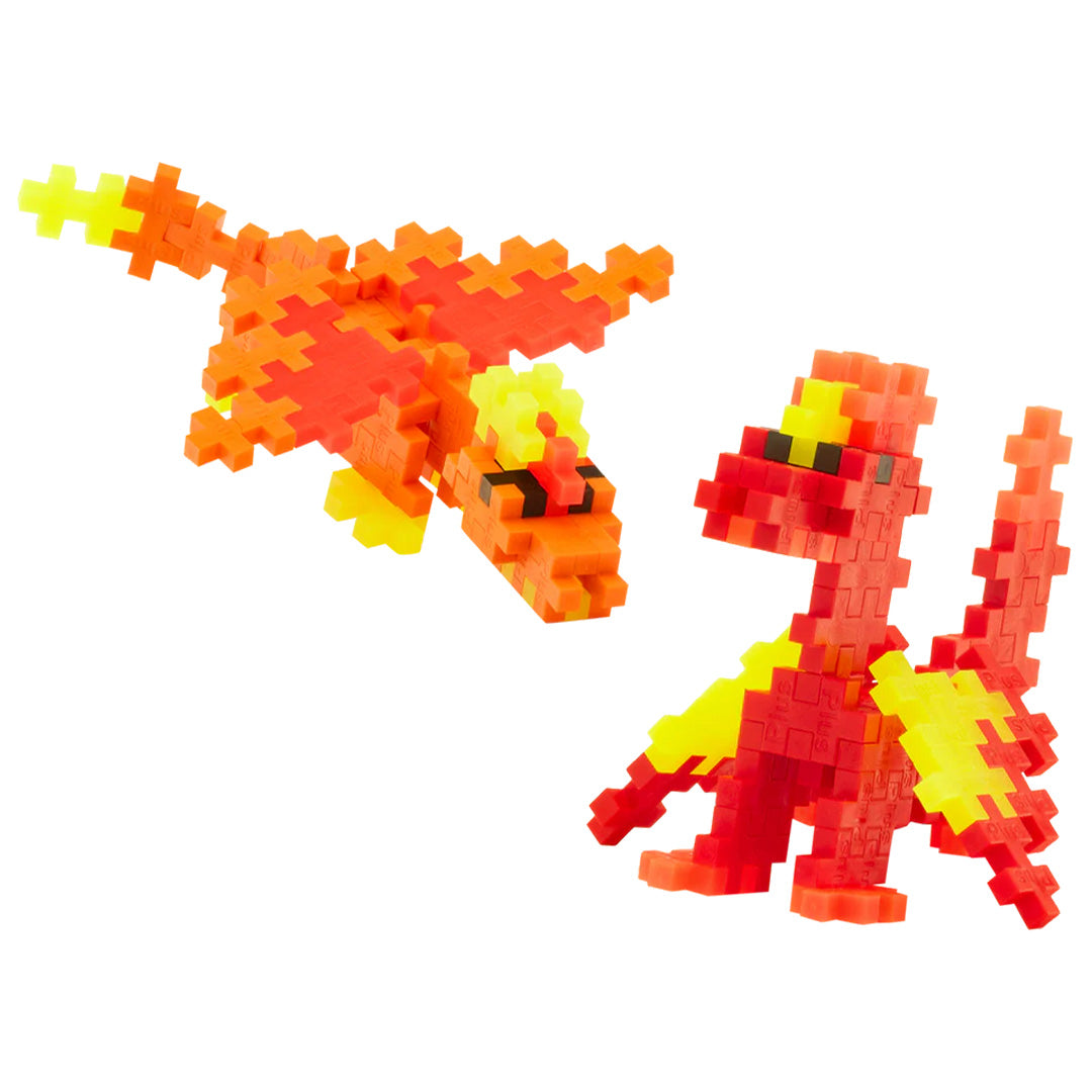 plus-plus bouwstenen fire dragons - 100st | PLUS004375 |  4