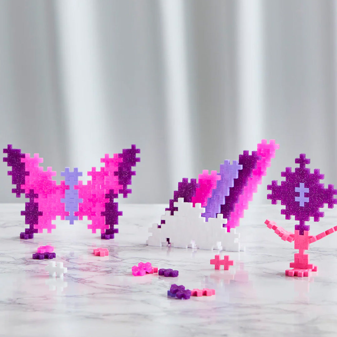 plus-plus bouwstenen glitter mix - 100st | PLUS267125 |  3