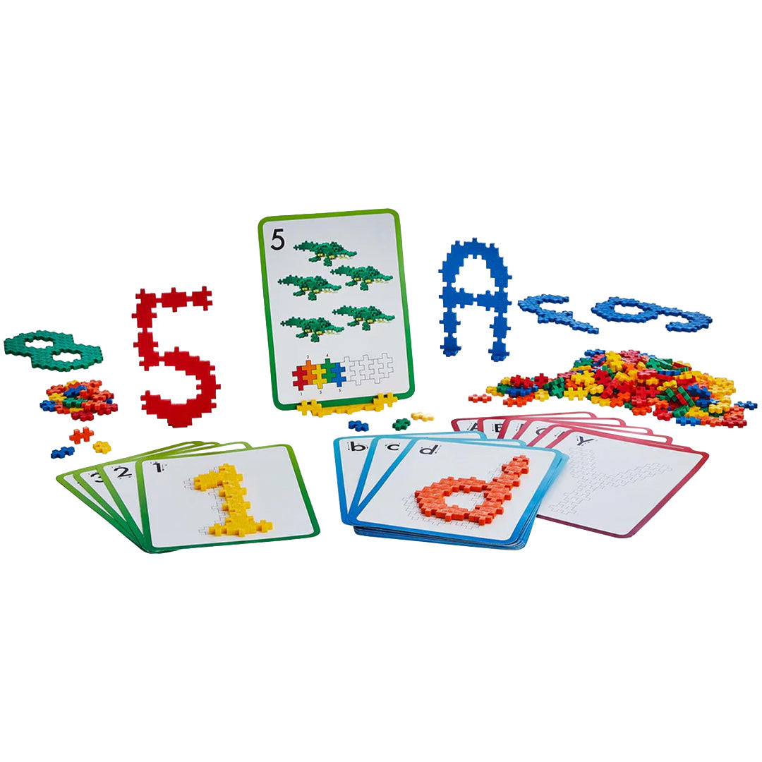 plus-plus bouwstenen learn to build - abc en 123 | PLUS267138 |  4