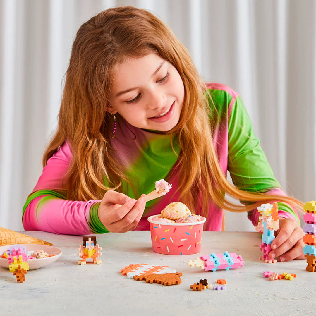plus-plus bouwstenen learn to build - ice cream shop | PLUS004351 | 5