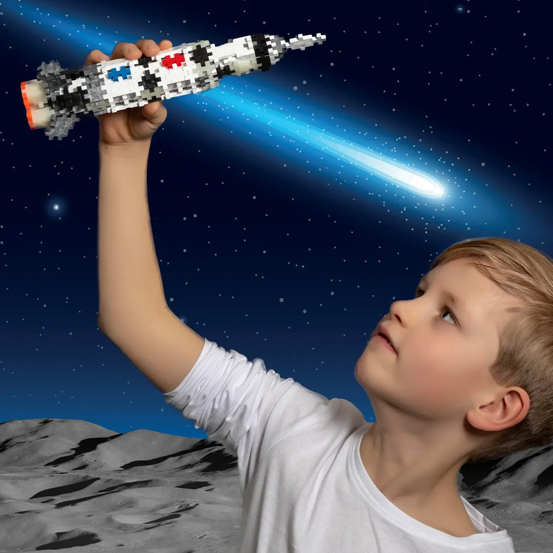 plus-plus bouwstenen saturn v rocket - 240st | PLUS267197 | 2