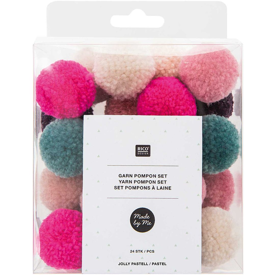 pompons jolly pastel - 24st | 08758.00.44 | 0