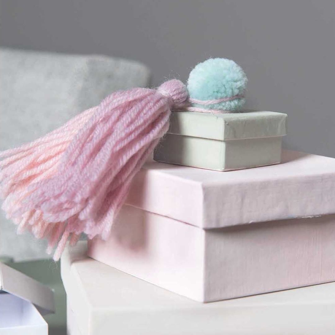 pompons natur mix - 24st | 08758.00.41 | 1