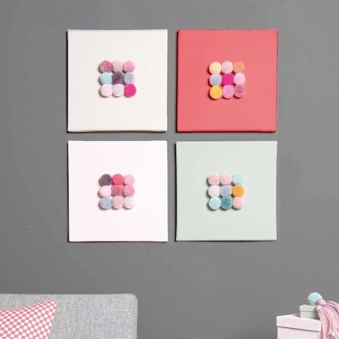 pompons natur mix - 24st | 08758.00.41 | 3