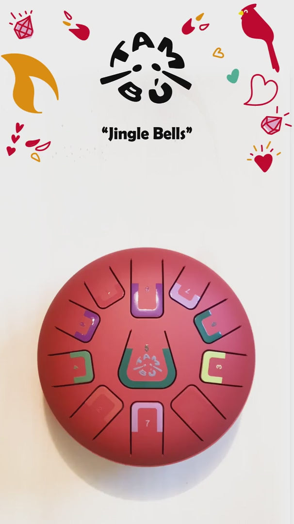 tambu tongtrommel - scarlet sunset - Ø20 cm | CL.TAM.02 |  Video