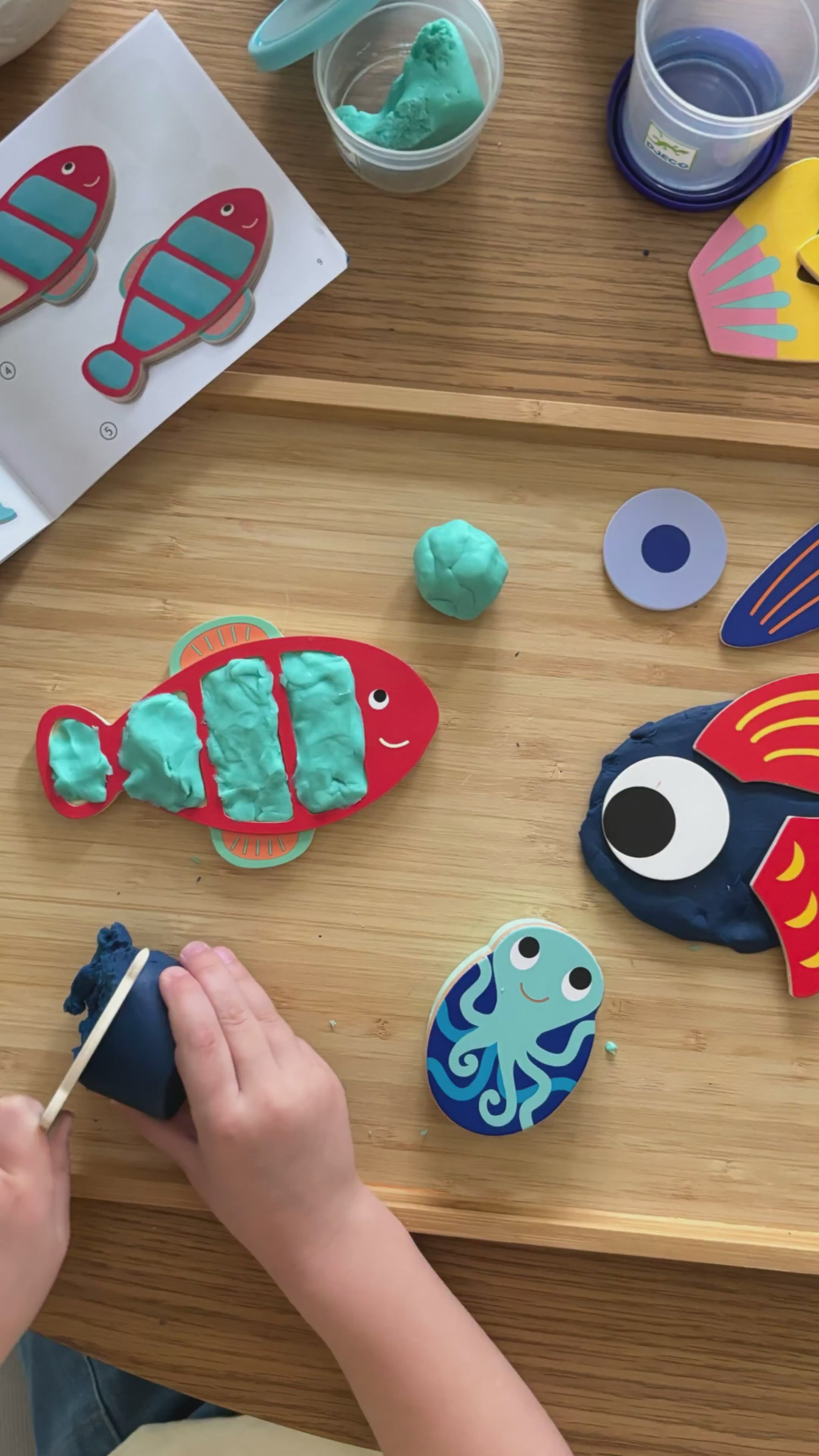 djeco boetseerklei met zeedieren - myseacreatures | DJ09036 | 4
