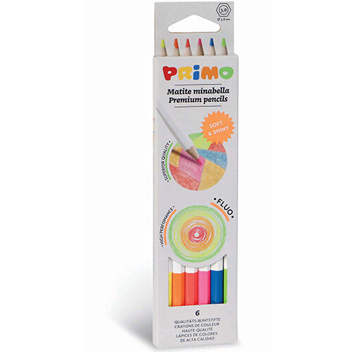 primo kleurpotloden fluor - 6st | 245009588 | 0