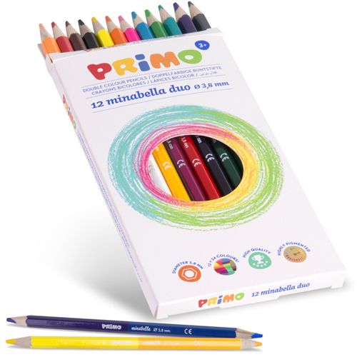 primo minabella dubbele kleurpotloden - 12st | 245008178 | 0