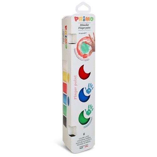 primo mini potjes vingerverf 6x25ml | 245002250 | 0
