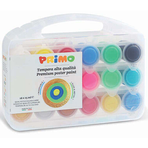 primo plakkaatverf metallic, fluor & normaal - 18st | 245002588 | 1
