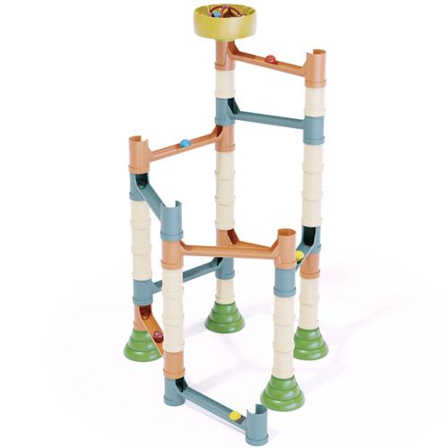 quercetti playbio bouwset knikkerbaan - 45st  | QT86535 US | 3