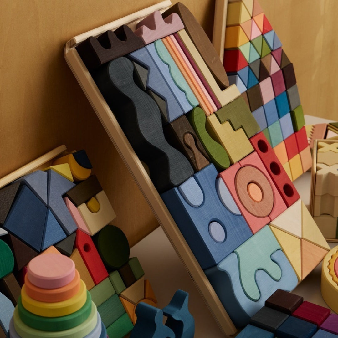 raduga grëz blocs de construction collage - 34 pcs