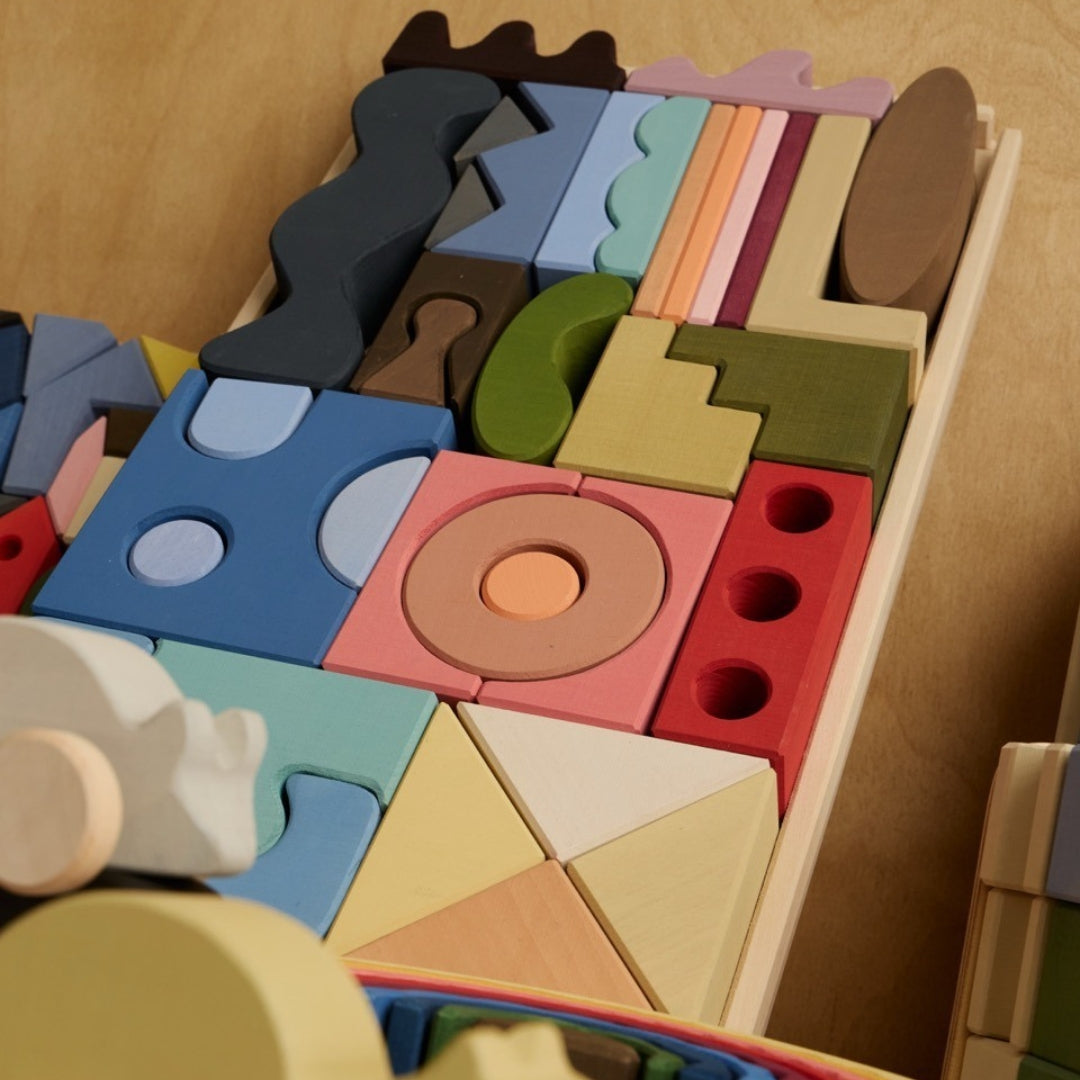 raduga grëz blocs de construction collage - 34 pcs