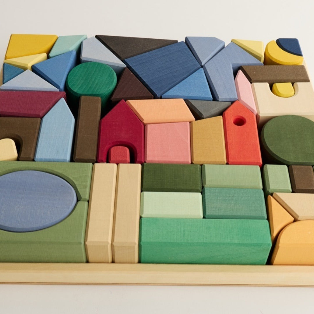 raduga grëz blocs de construction countryside - 51 pcs