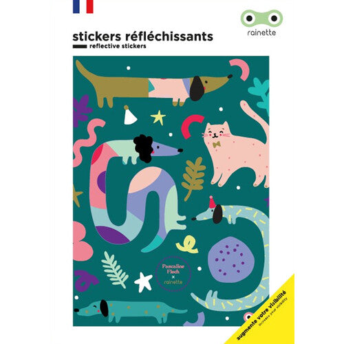 rainette reflecterende stickers - dieren  | STI-ANIM | 0