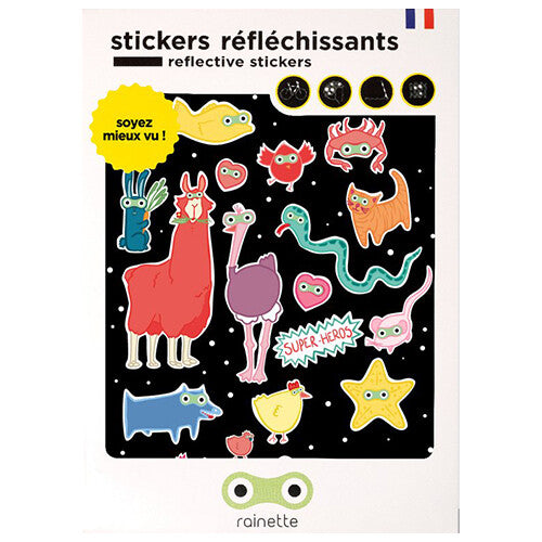 rainette reflecterende stickers - superhelden  | STI-SUP | 0