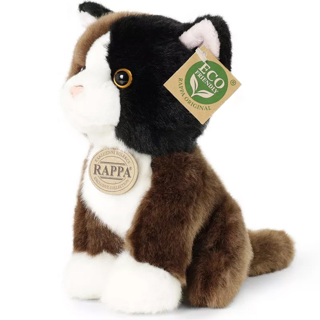 rappa knuffelkat driekleurig - 18 cm | RAP759947 | 0