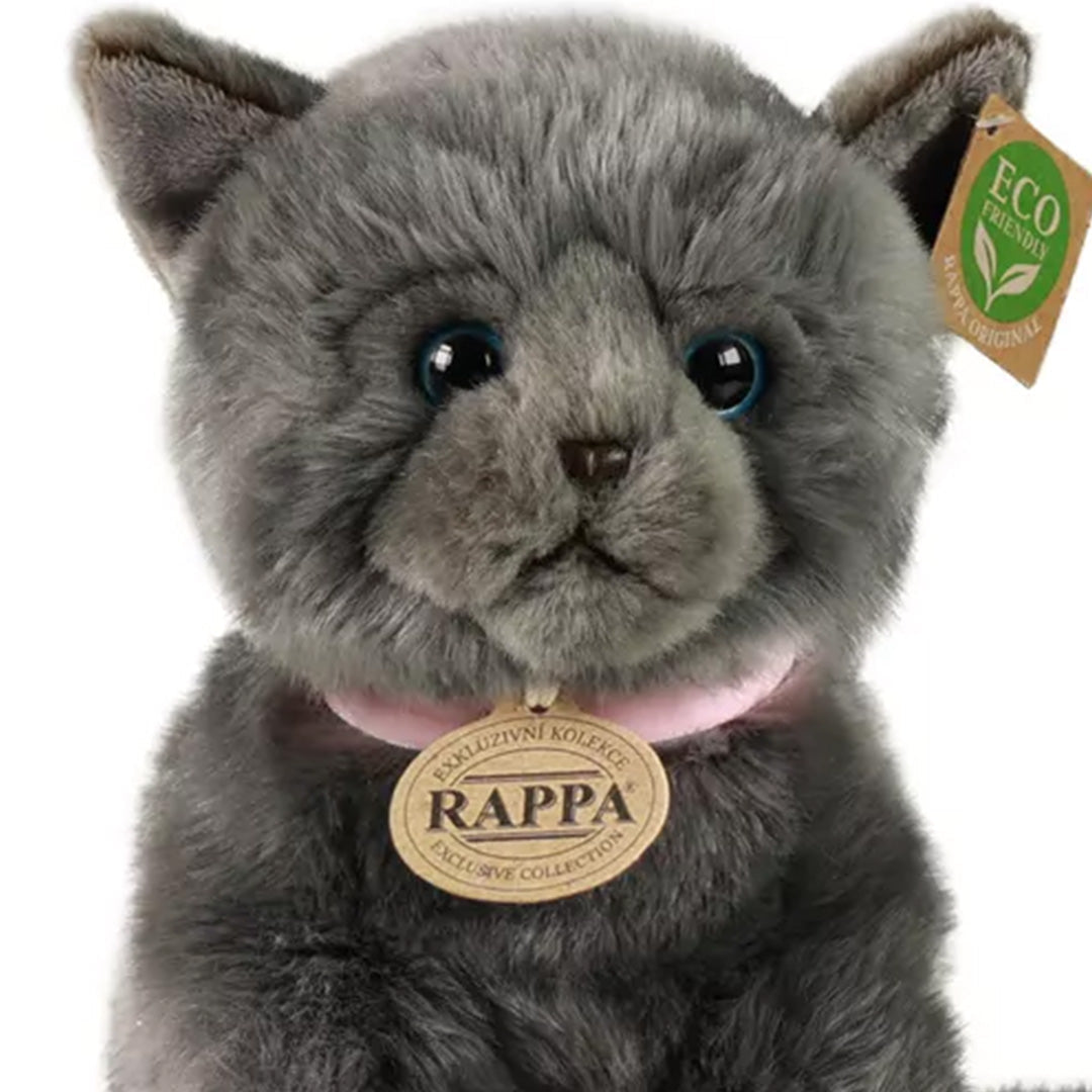 rappa knuffelkat grijs - 25 cm | RAP230767 | 1