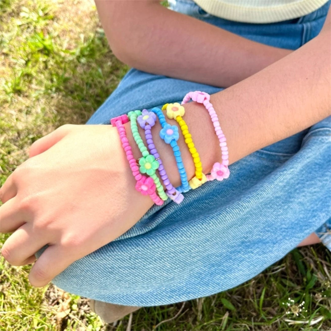 ratatam armband met bloem roze | BR-FLO04 | 3